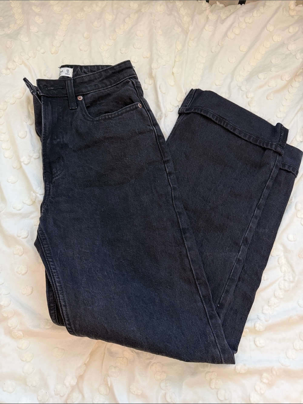 Abercrombie & Fitch black jeans. Size 25